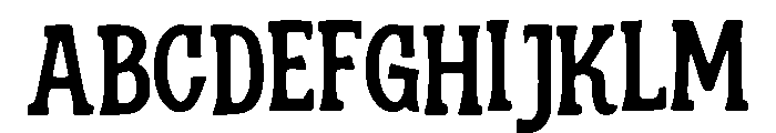 Dark_Academia Font UPPERCASE