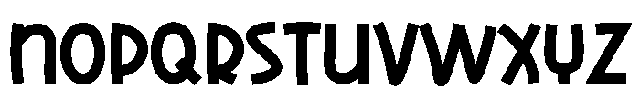 Dark Cochoo Font UPPERCASE