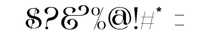 Dark Grind Font OTHER CHARS