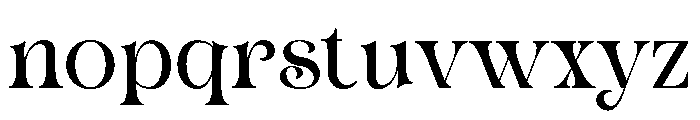 Dark Grind Font LOWERCASE