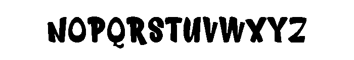 Dark Hole Font UPPERCASE