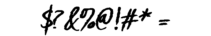 Dark Midnight Bold Font OTHER CHARS