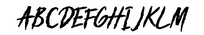 Dark Midnight Bold Font UPPERCASE