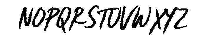 Dark Midnight Bold Font UPPERCASE