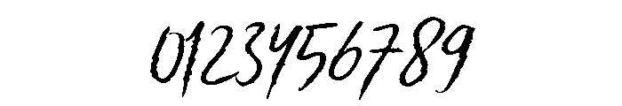 Dark Midnight Regular Font OTHER CHARS