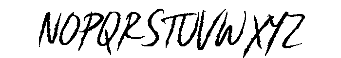 Dark Midnight Regular Font UPPERCASE