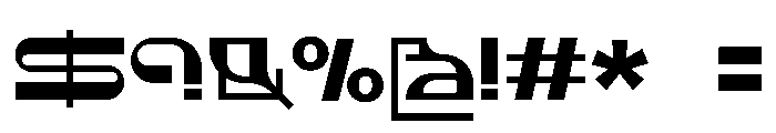Dark Nexis Font OTHER CHARS