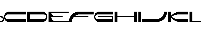 Dark Nexis Font UPPERCASE
