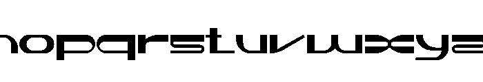 Dark Nexis Font LOWERCASE