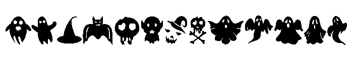 Dark Night Halloween Font UPPERCASE