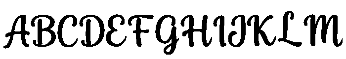 Dark_Olive Font UPPERCASE