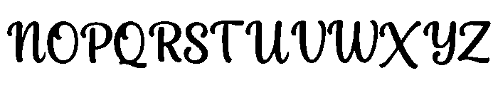 Dark_Olive Font UPPERCASE
