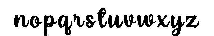 Dark_Olive Font LOWERCASE