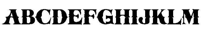 Dark Relic Font UPPERCASE