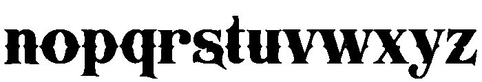 Dark Relic Font LOWERCASE