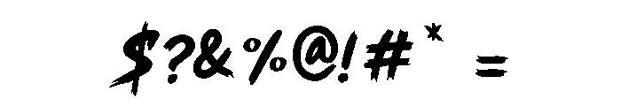 Dark Ritual Font OTHER CHARS