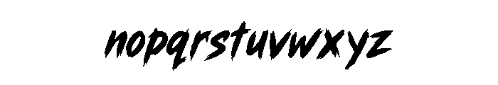 Dark Ritual Font LOWERCASE