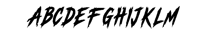 Dark Seraph Font UPPERCASE