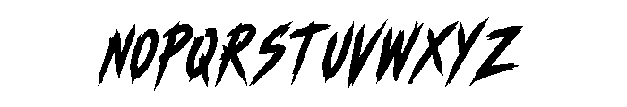 Dark Seraph Font UPPERCASE