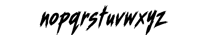 Dark Seraph Font LOWERCASE
