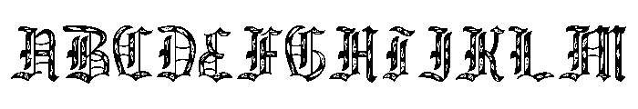Dark Spire Four Font UPPERCASE
