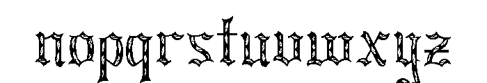 Dark Spire Four Font LOWERCASE