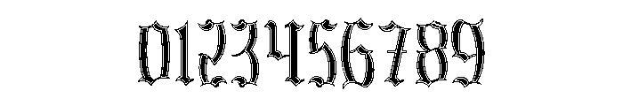 Dark Spire One Font OTHER CHARS