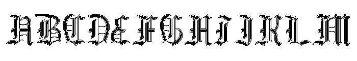 Dark Spire One Font UPPERCASE