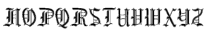 Dark Spire One Font UPPERCASE