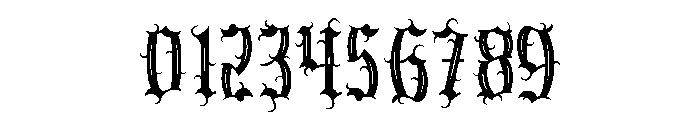Dark Spire Three Font OTHER CHARS