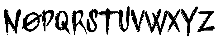 Dark Whispers Font UPPERCASE