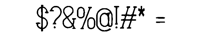 DarkOrange Font OTHER CHARS