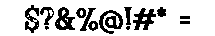 DarkSalmon Font OTHER CHARS