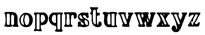 DarkSalmon Font LOWERCASE