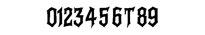 Darkfang Font OTHER CHARS