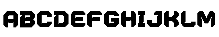 Darkflare Regular Font UPPERCASE