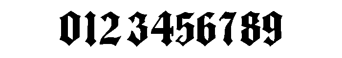 Darkforge Font OTHER CHARS