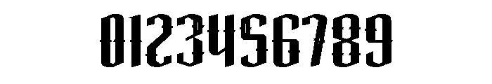 Darkness Monster Font OTHER CHARS