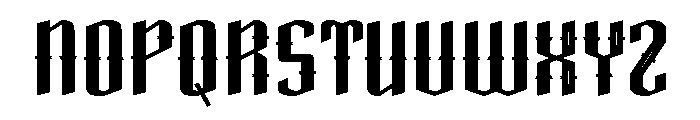 Darkness Monster Font UPPERCASE