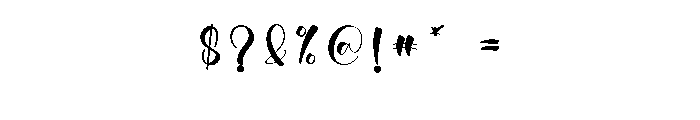 Darknight2 Font OTHER CHARS