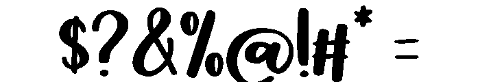 Darkpink Font OTHER CHARS