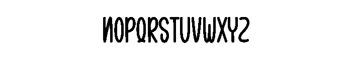 Darks Survival Font LOWERCASE
