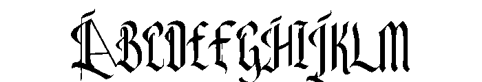 Darkspire Font UPPERCASE