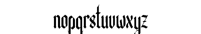 Darkspire Font LOWERCASE