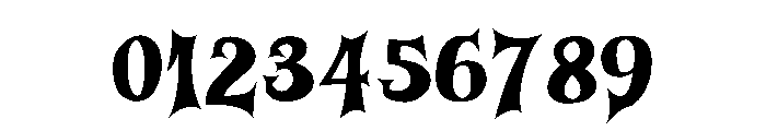 Darkthorn Font OTHER CHARS