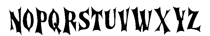 Darkthorn Font UPPERCASE