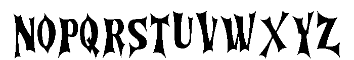 Darkthorn Font LOWERCASE