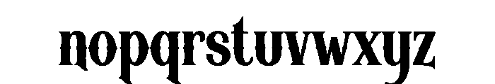 Darkwood Font LOWERCASE