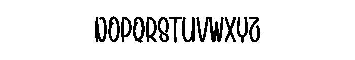 Darling Behinding Font LOWERCASE