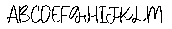 Darling Charm Font UPPERCASE